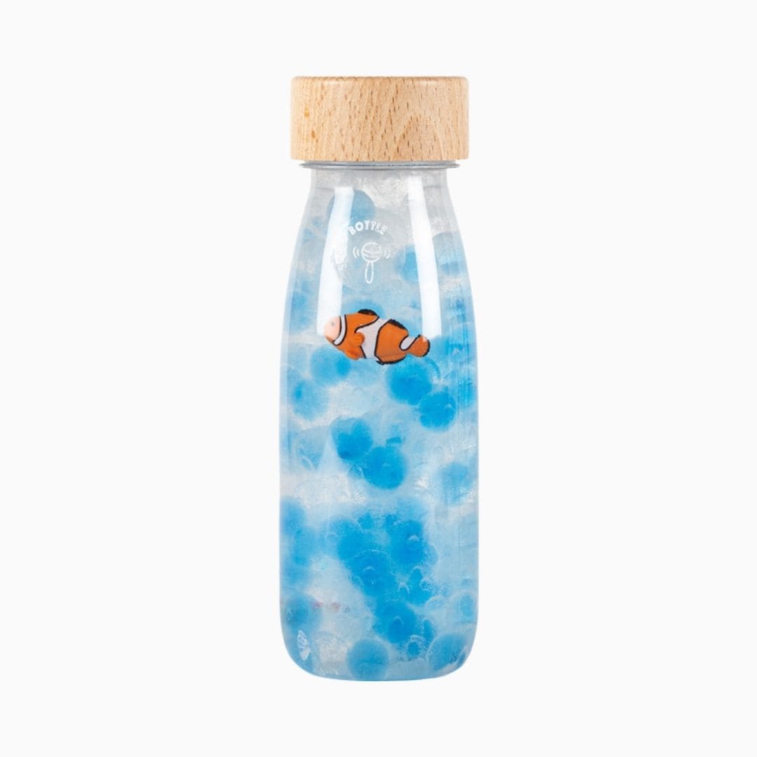 Petit Boum sensory bottle met clownvis