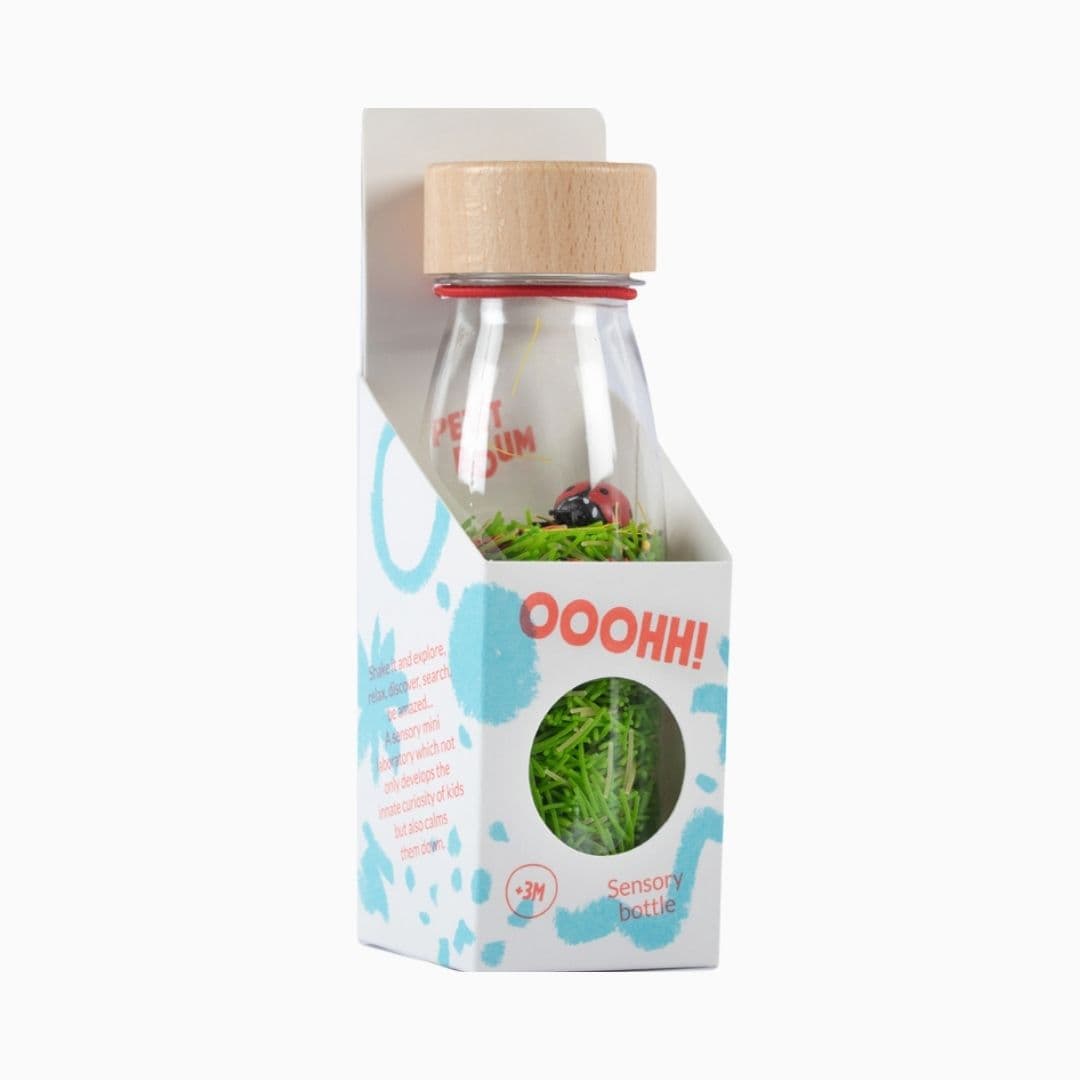 Petit Boum Sensory Sound Bottle sensorische fles met lieveheersbeestjes