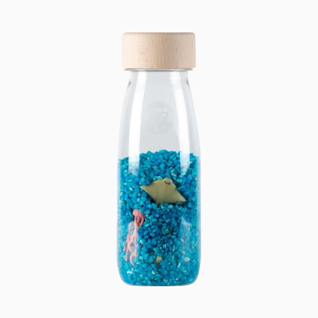 Petit Boum sensory bottle sensorische fles oceaan met zeedieren