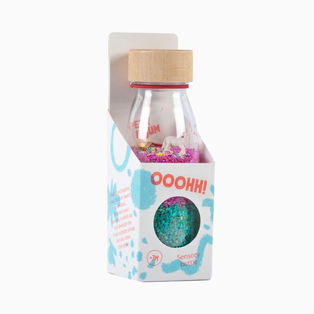 Petit Boum sensorische fles Spy Bottle unicorn
