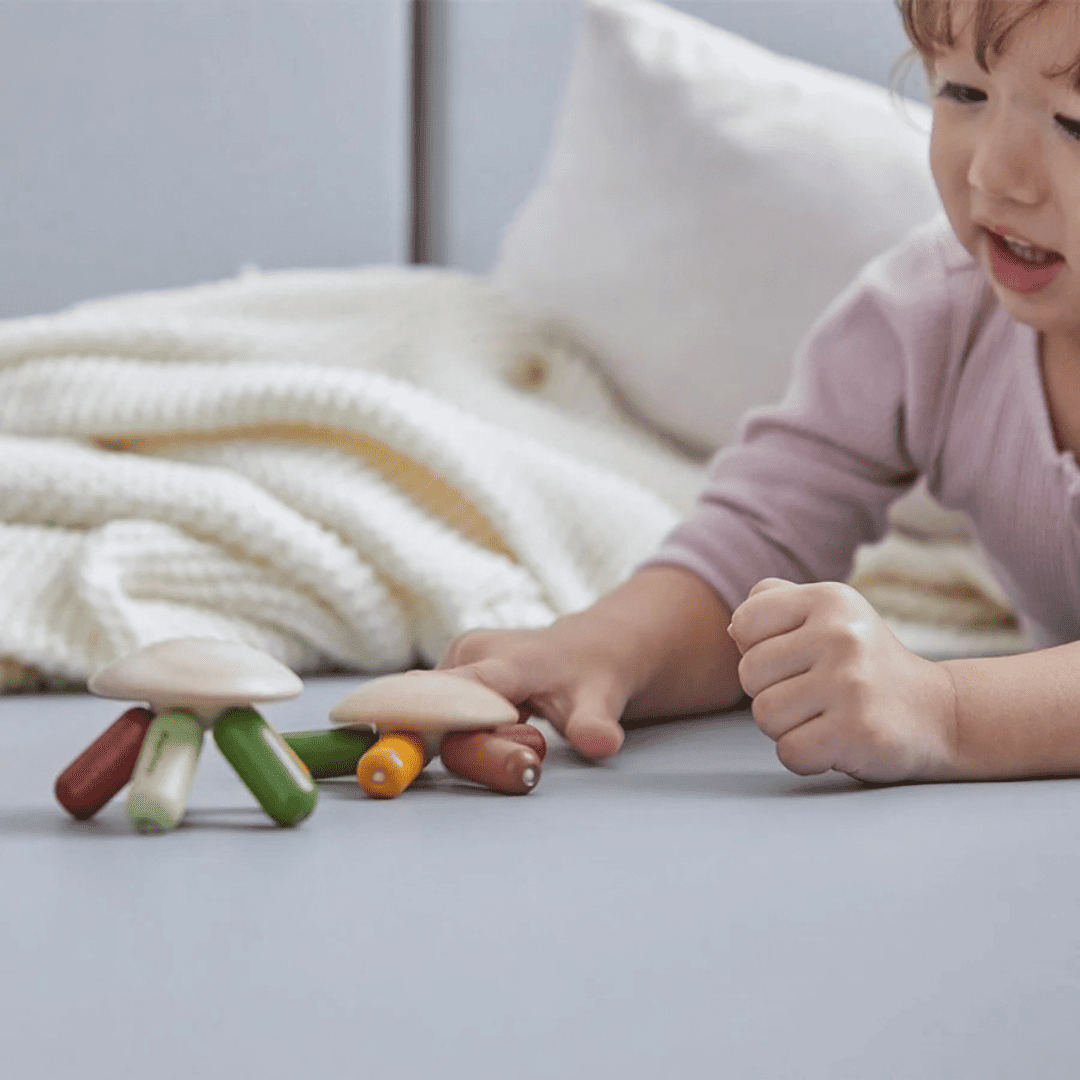 plantoys flexibele kwal modern rustiek in herfstkleuren groen en bruin