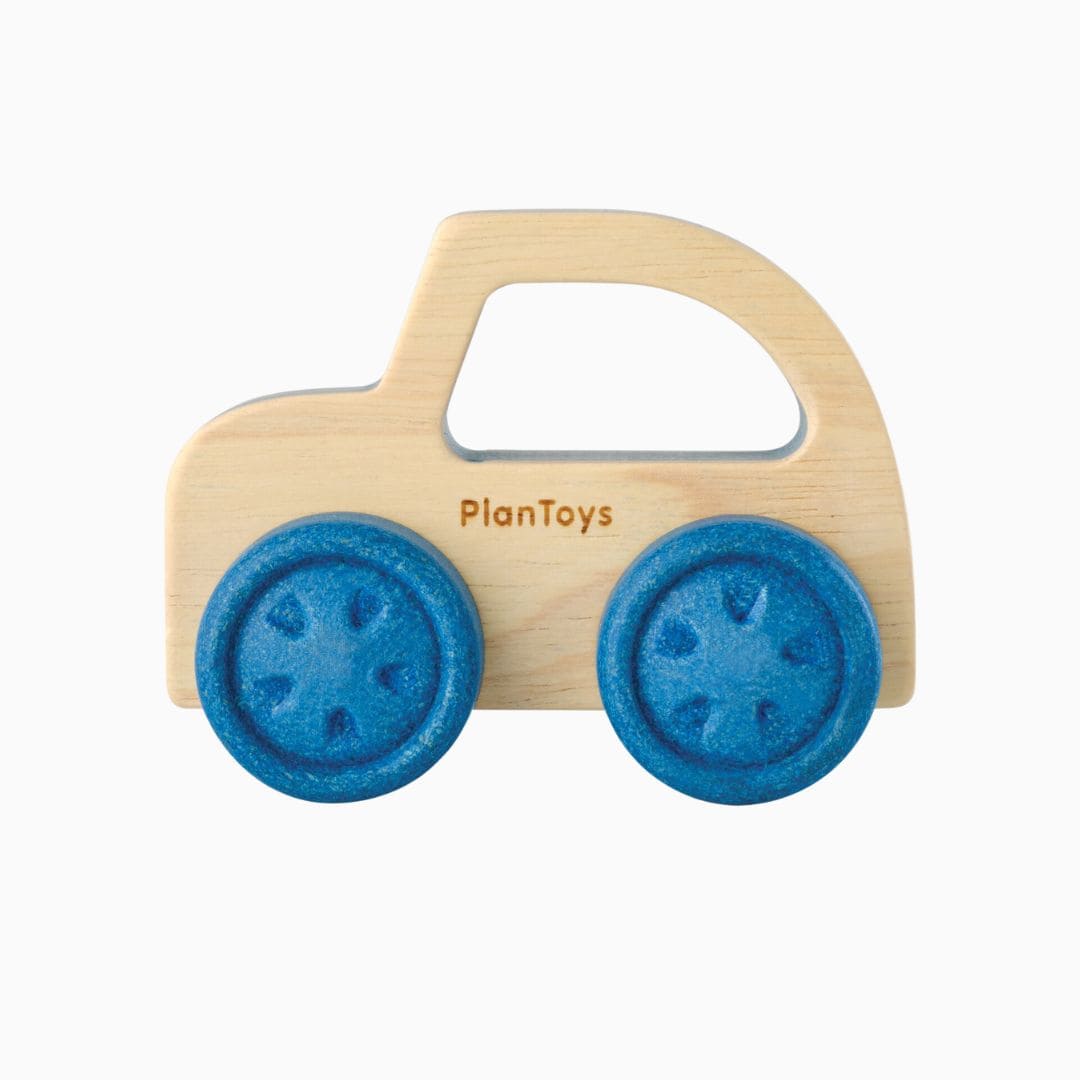 Plantoys speelgoedauto blauw
