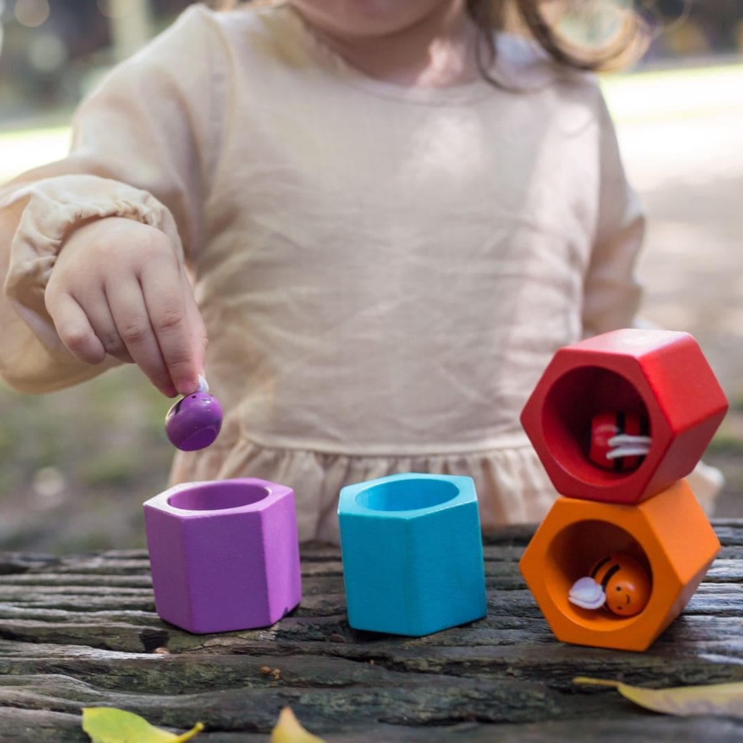 Plantoys bijenkorf met bijen