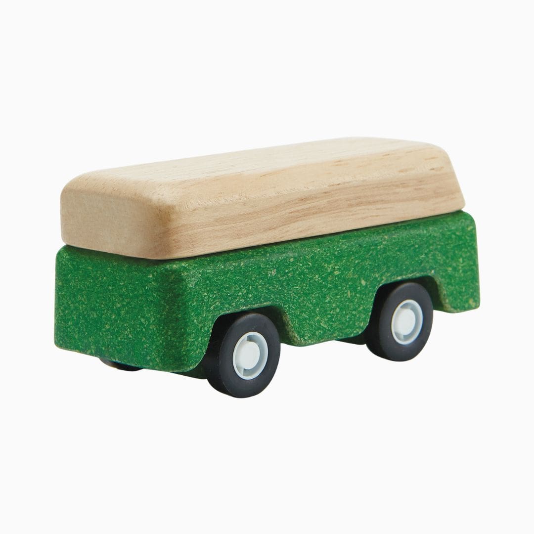 Groene speelgoedauto Plantoys
