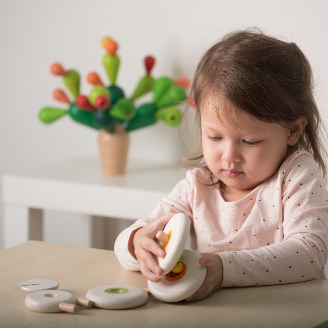 Plantoys houten schaap om te rijgen