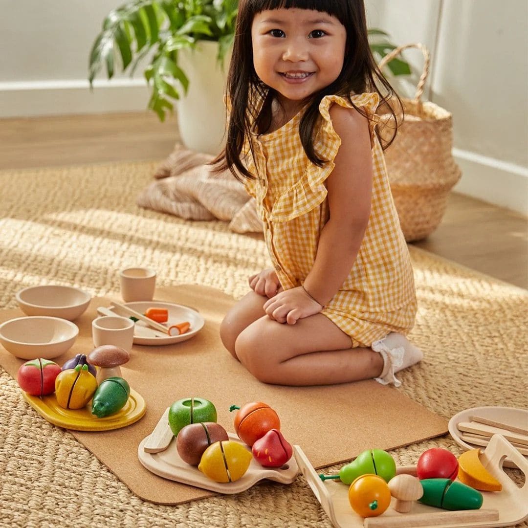 Plantoys diverse groentenset