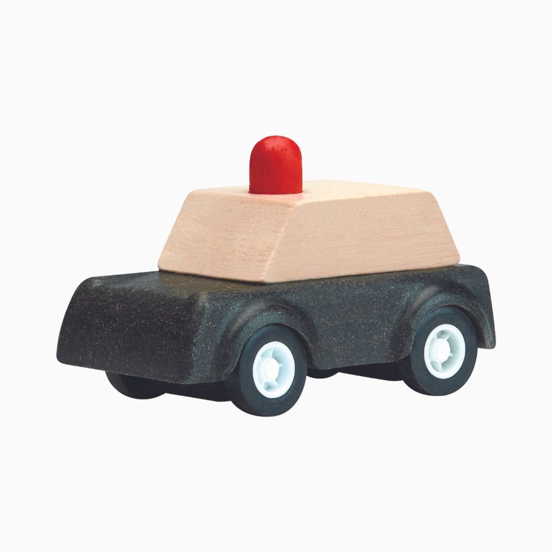 Houten politieauto Plantoys