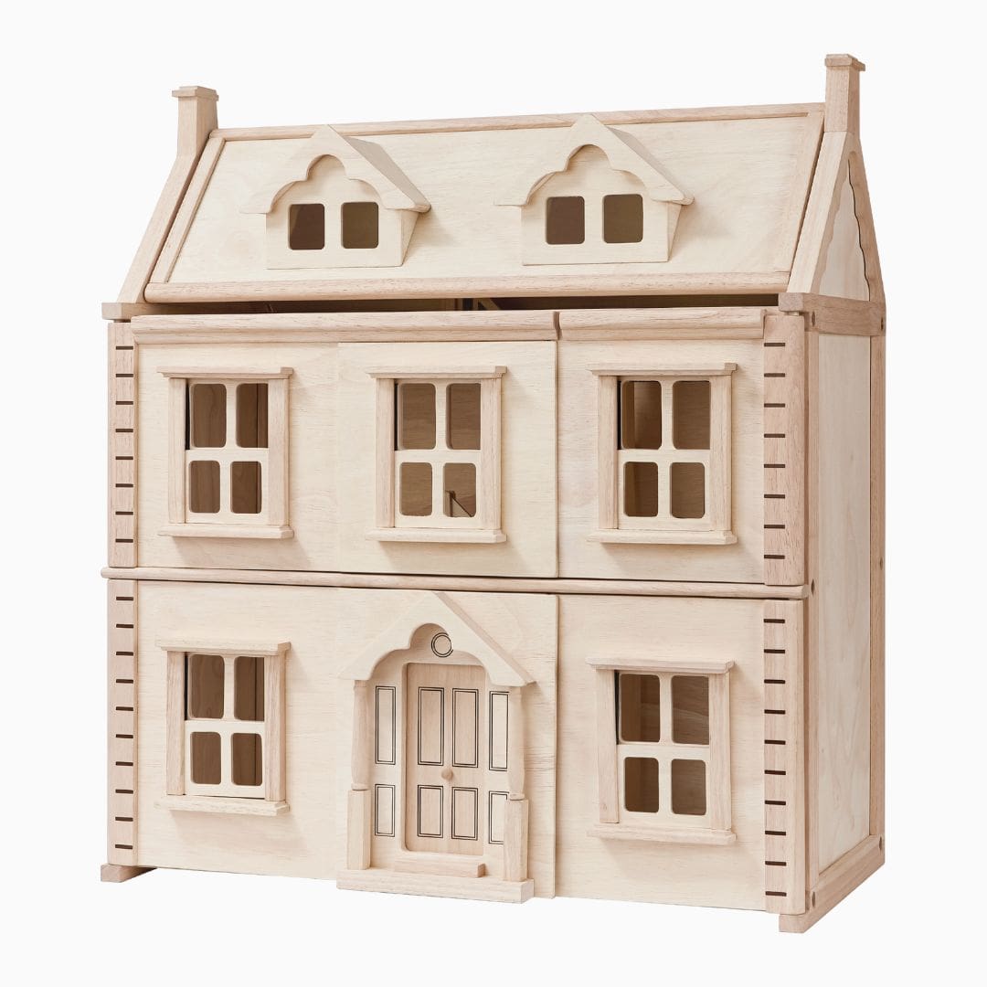Groot houten poppenhuis van Plantoys