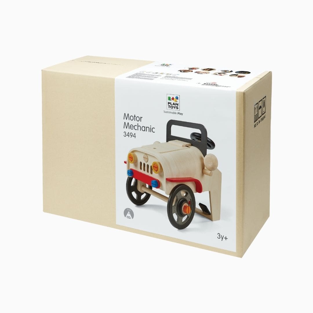 Plan Toys automonteur speelset