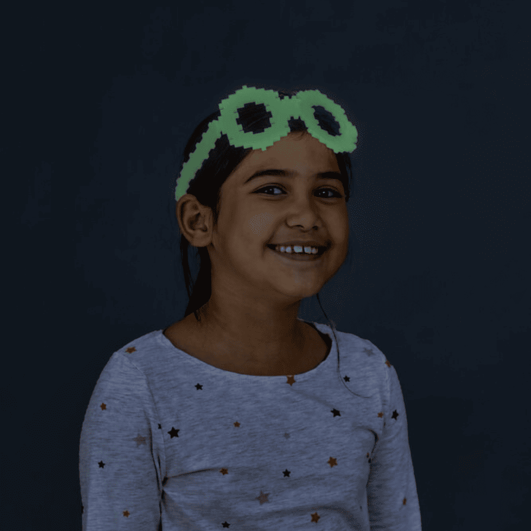 plusplus constructie speelgoed glow in de dark