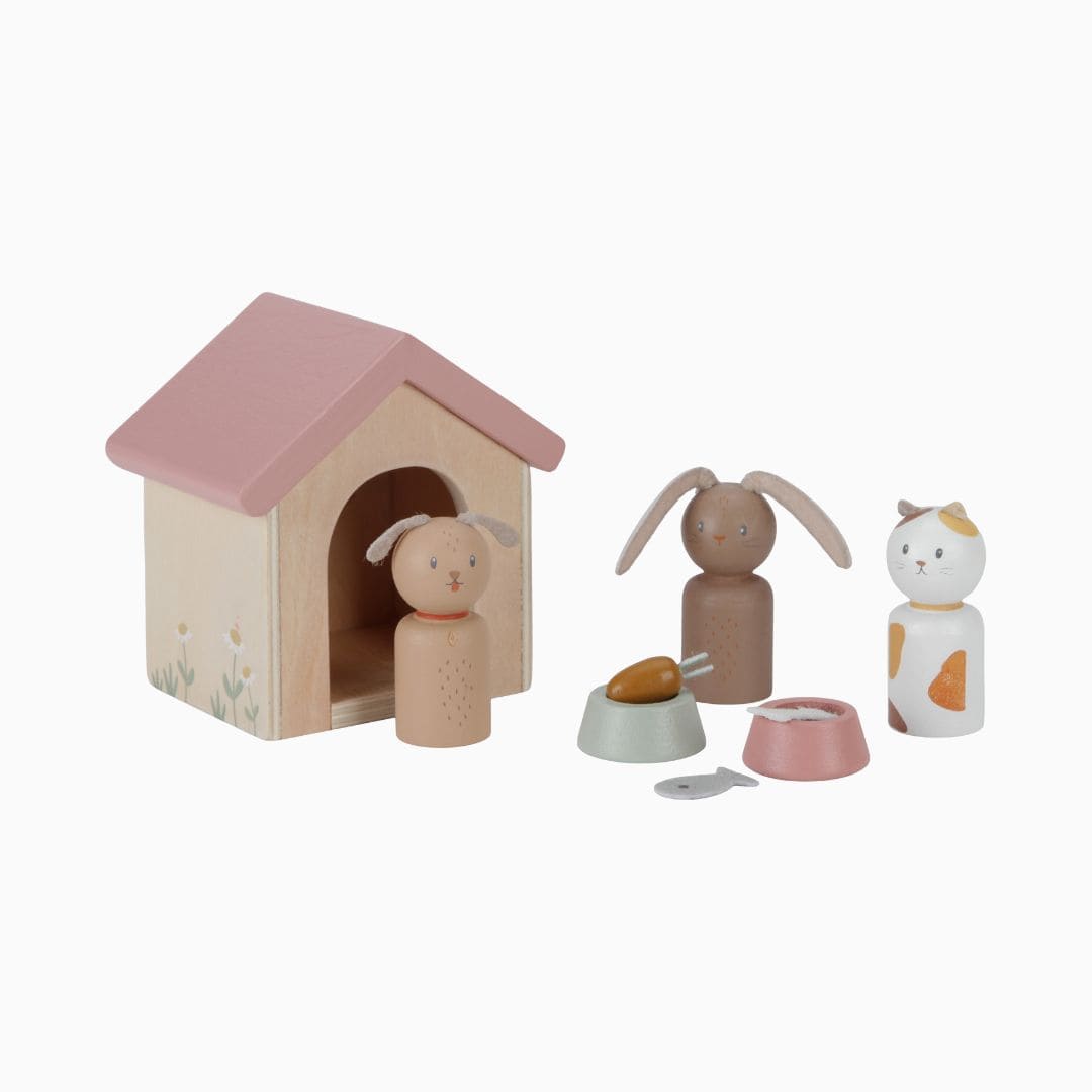 Little Dutch poppenhuis uitbreiding huisdieren