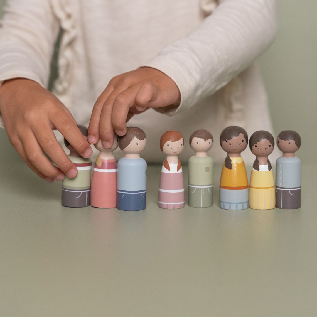 Little Dutch poppenhuis uitbreiding familie Evi