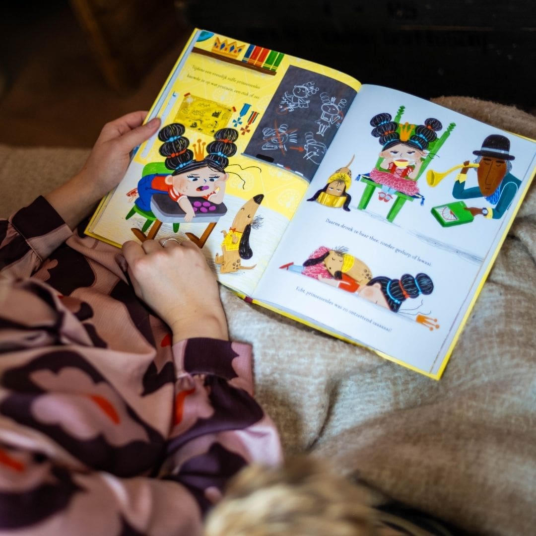 prentenboek het prinsesje zonder stank van levina van teunenbroek