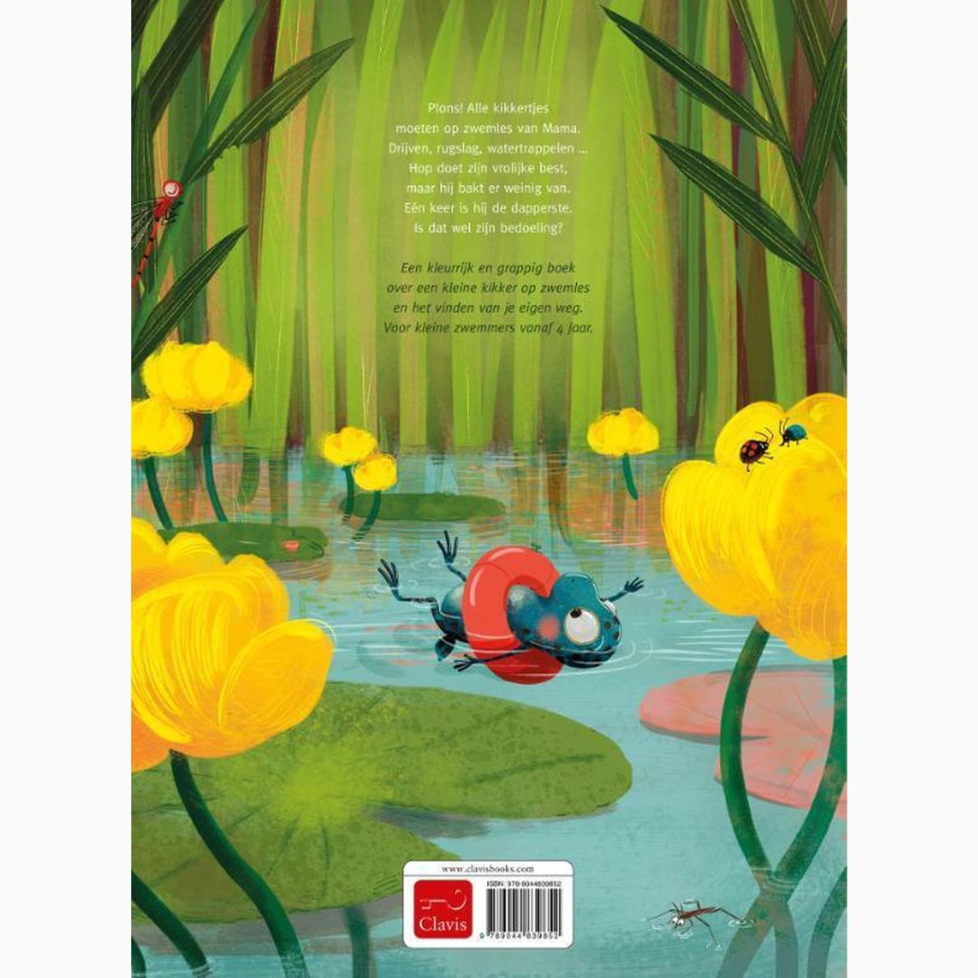 Uitgeverij Clavis Hop op zwemles door Esther van den Berg