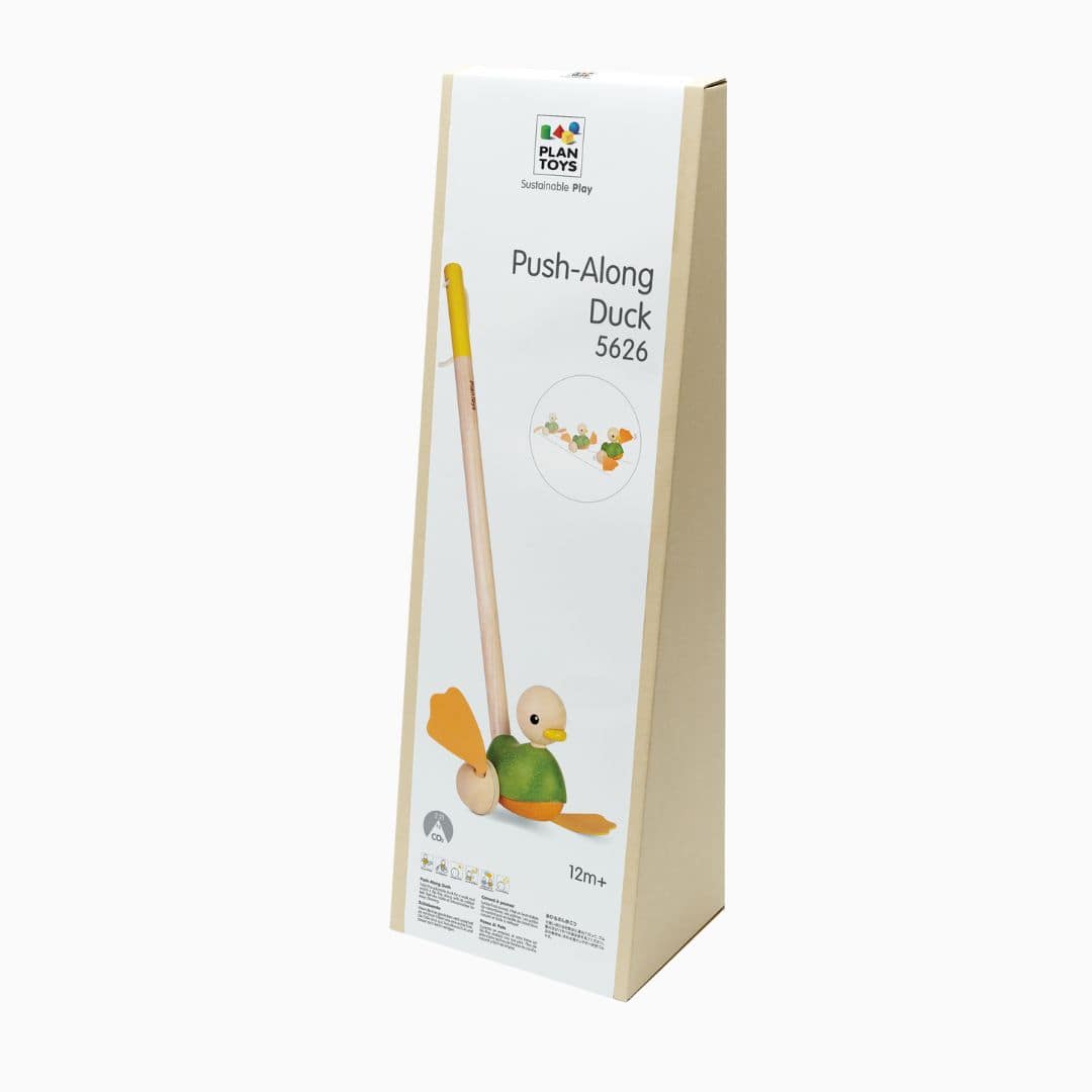 Verpakking Push-along duck duwstok Plantoys