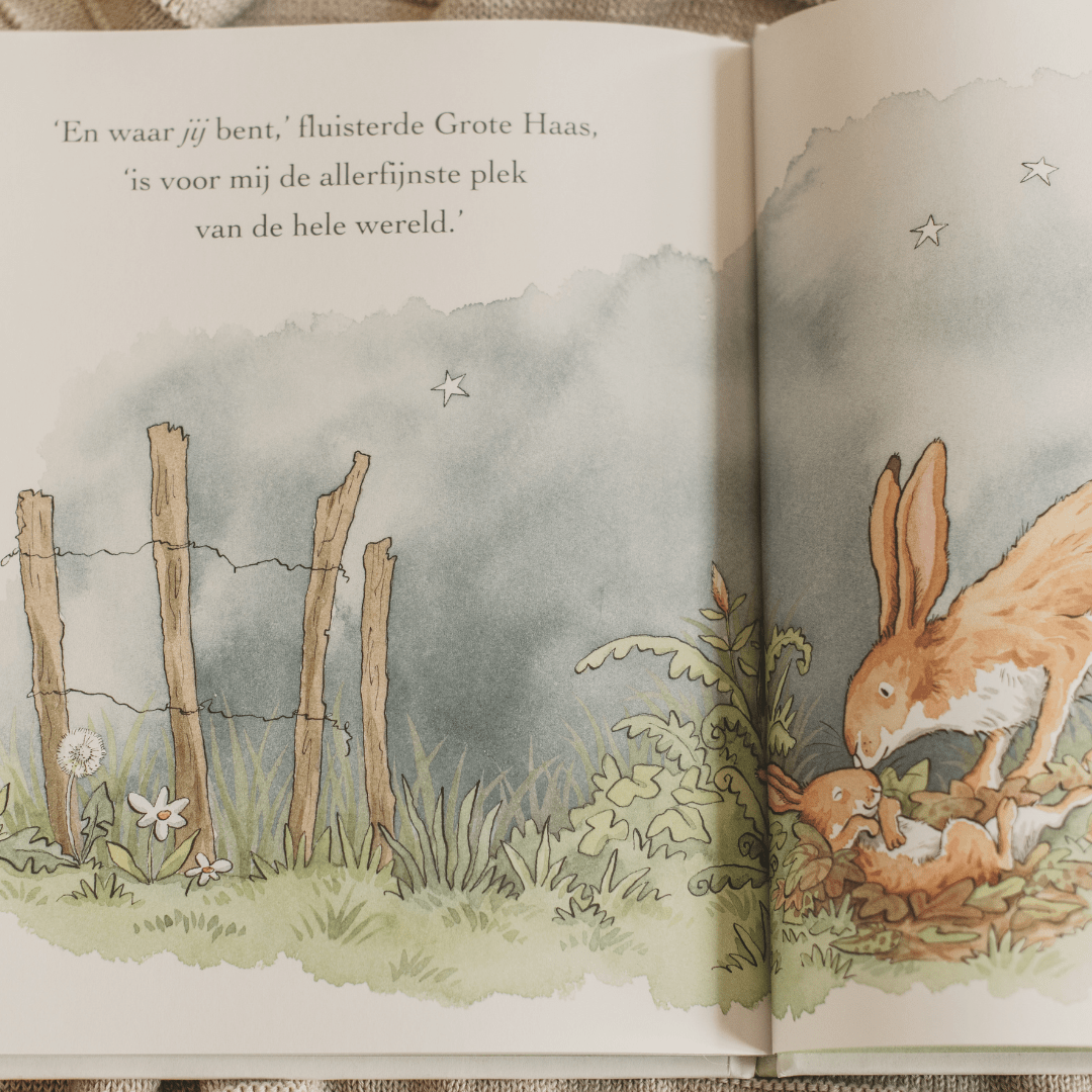 Uitgeverij Lemniscaat prentenboek Raad eens hoeveel ik van je hou altijd en over Sam McBratney