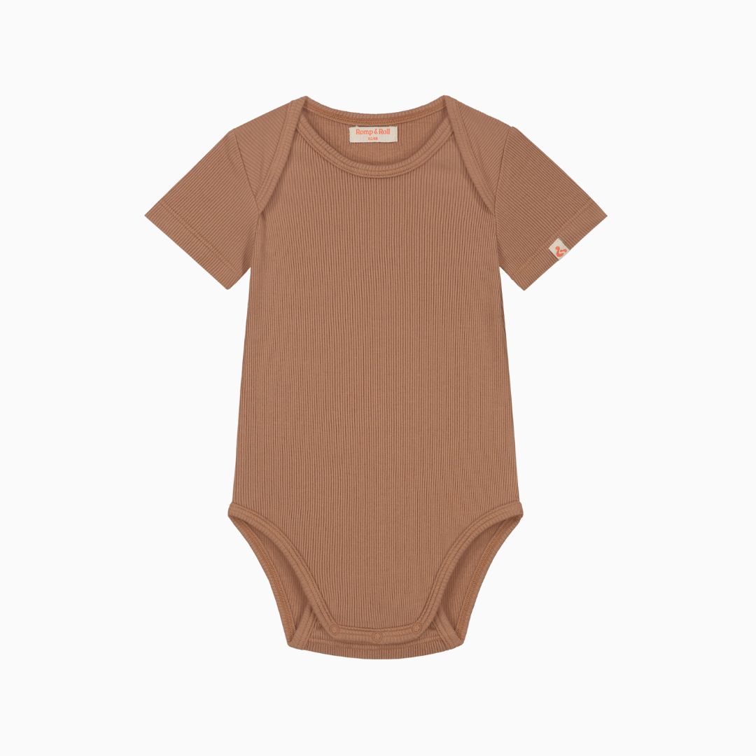 Romper met korte mouwen terra van Romp & Roll