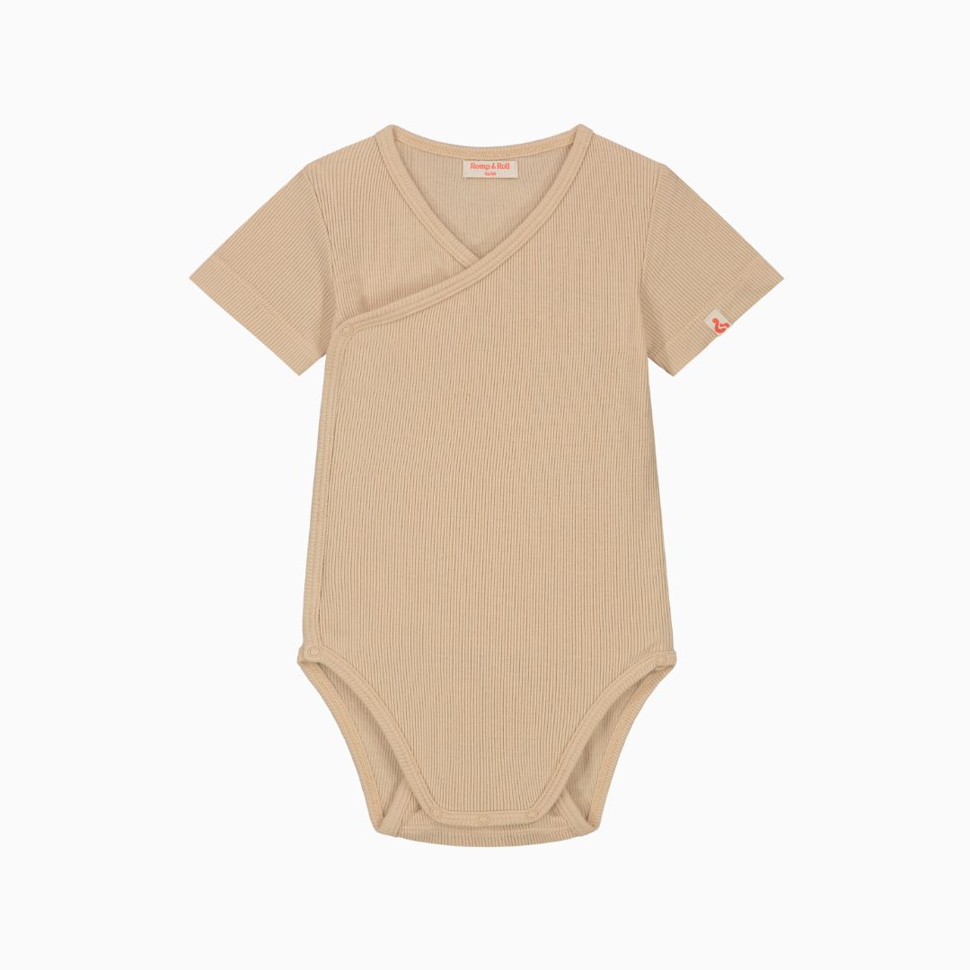 Wikkelromper dunes korte mouwen van Romp & Roll