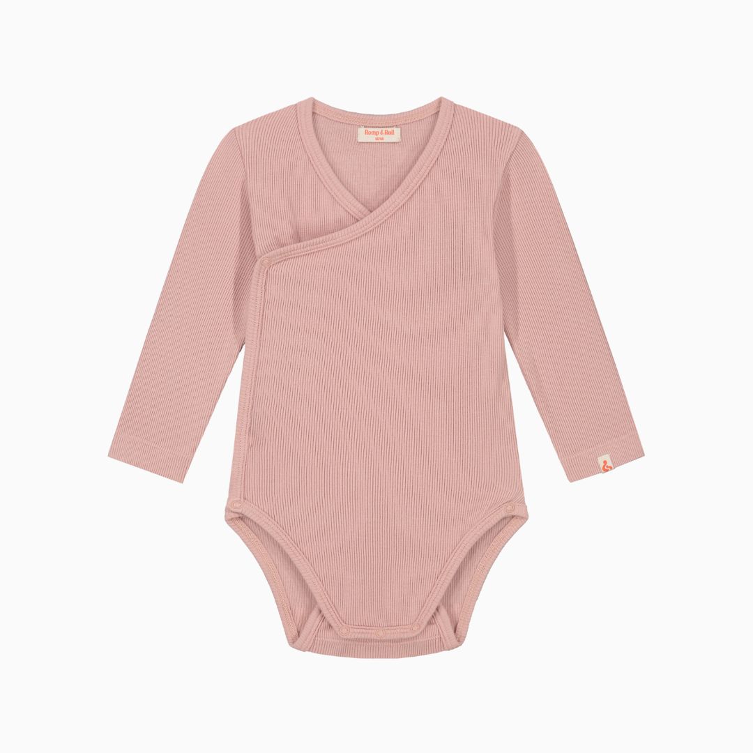Wikkelromper met lange mouwen Bossom van Romp & Roll