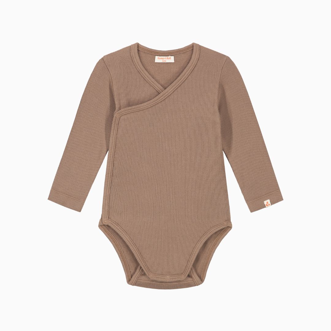 Wikkelromper met lange mouwen woodland van Romp & Roll