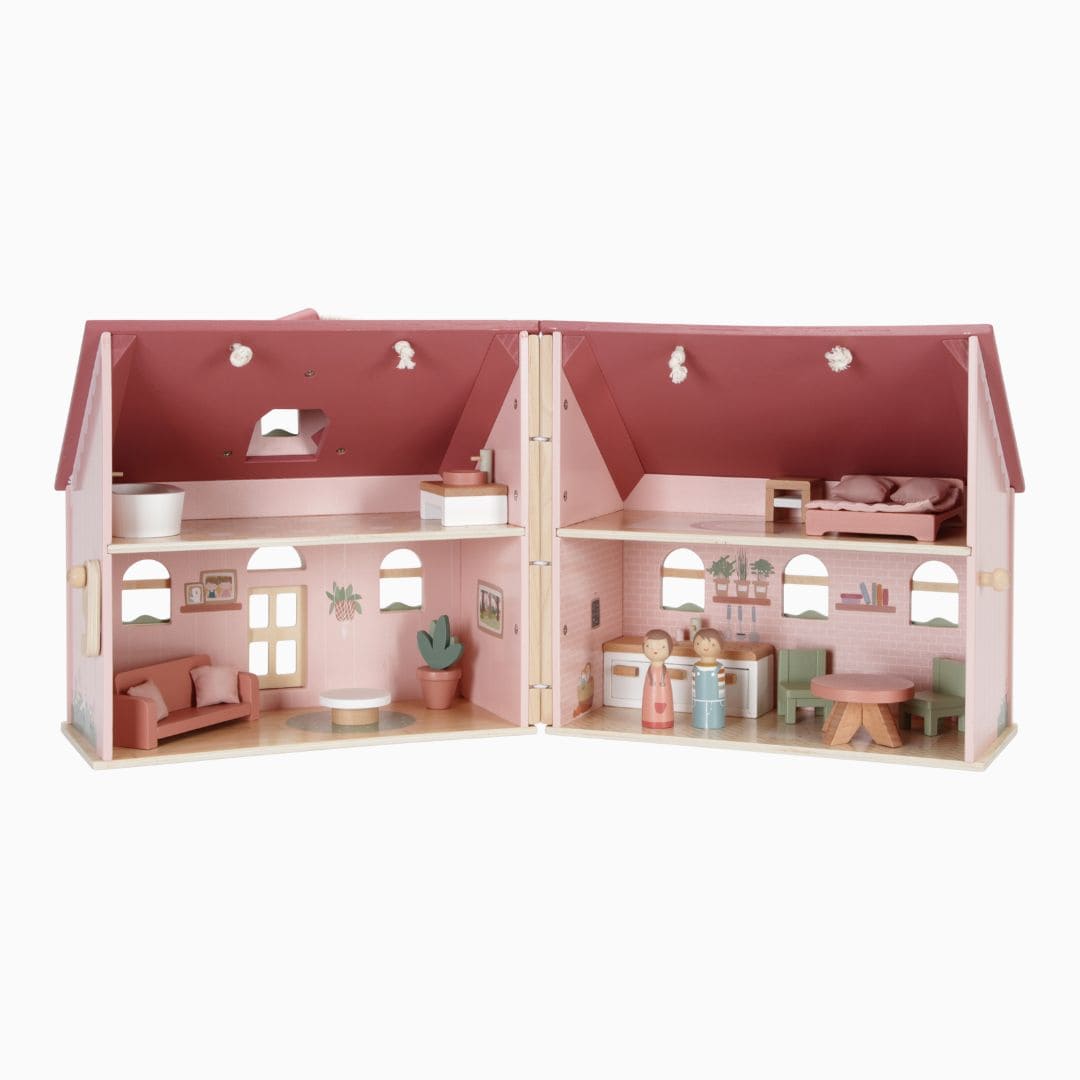 Little Dutch draagbaar houten poppenhuis