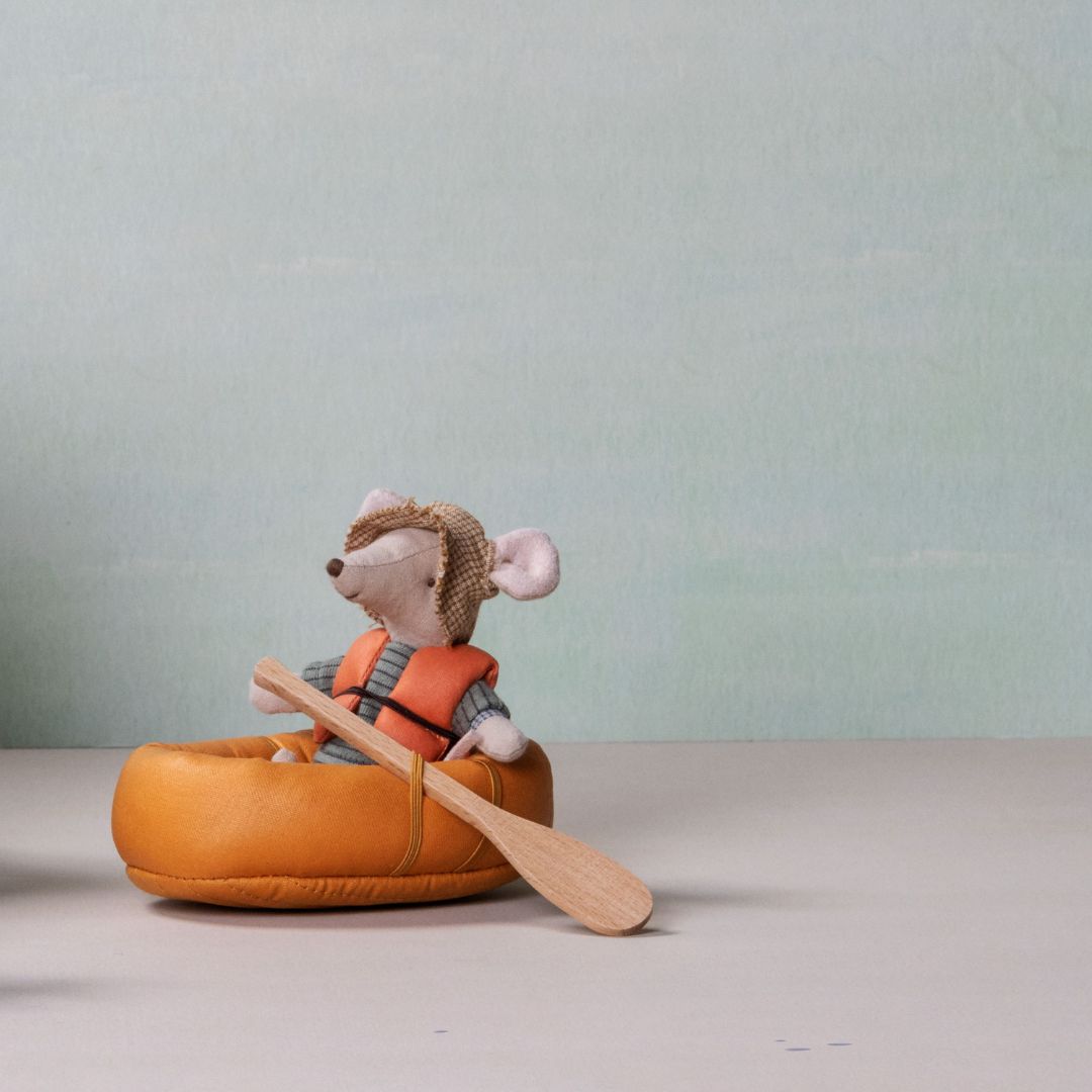 Maileg rubberboot met zwemvest