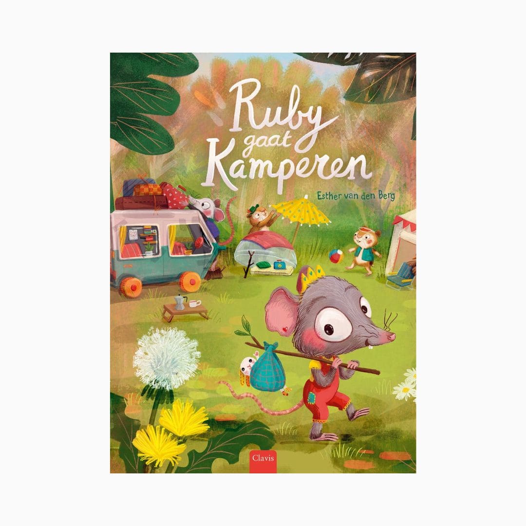 Prentenboek ruby gaat kamperen van auteur Esther van den berg uitgegeven door Clavis