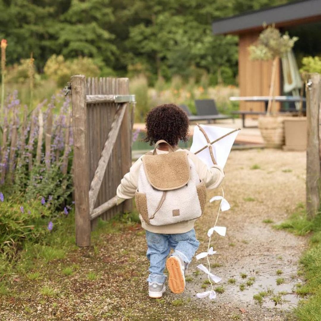 Jollein rugtas colourblock - naturel