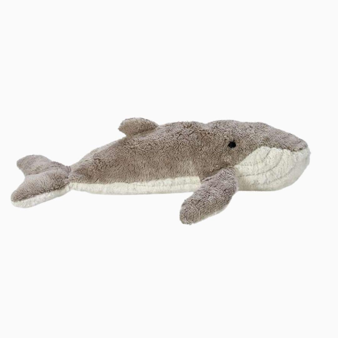 Senger warmteknuffel walvis met warmtekussen met druivenpitten