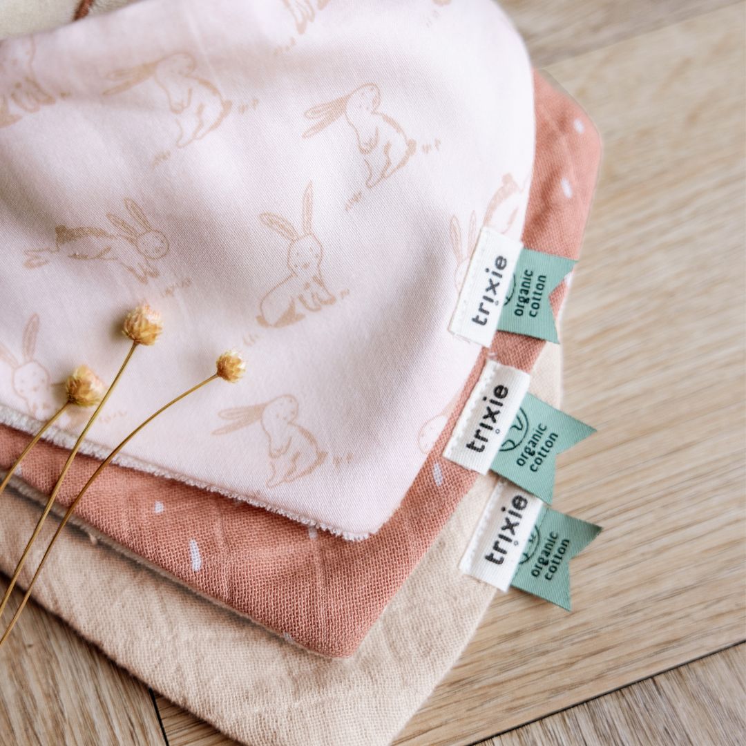 Trixie bandana slabben set Rabbit - 3 stuks