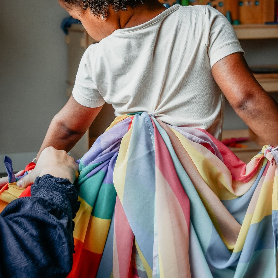 Little Botanic label playcycle speeldoek pastel waves