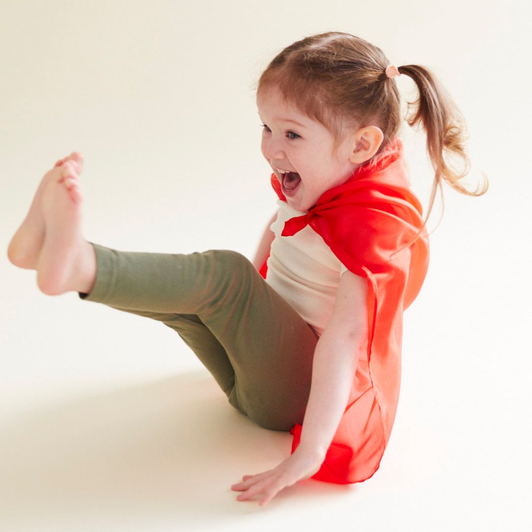 Sarah's Silks speelzijde rood klein 53 bij 53 cm