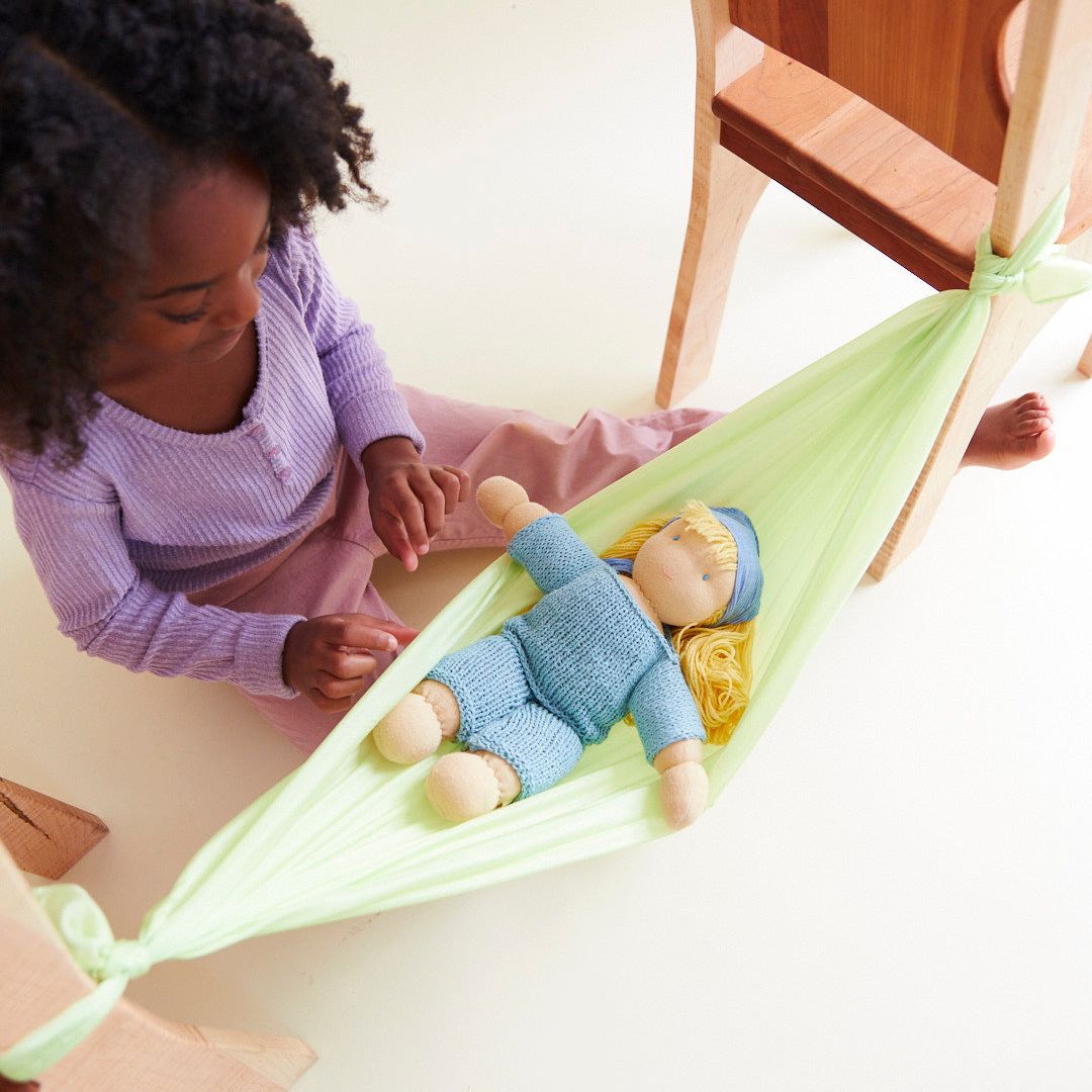 Sarah's Silks speelzijde in de licht groene kleur lime van 88 bij 88 cm