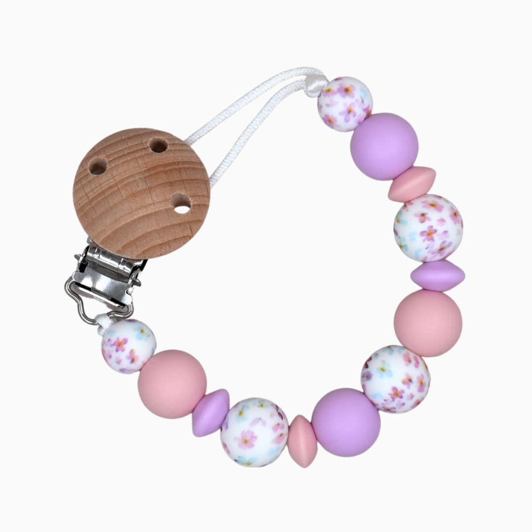Speenkoord zonder naam lila roze bloesem van Studio Bambacht