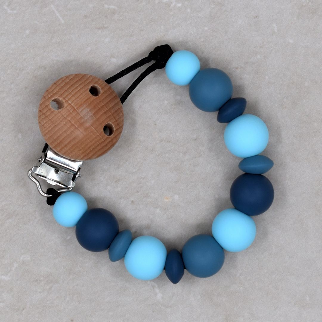 speenkoord zonder naam blauw tinten van Studio Bambacht