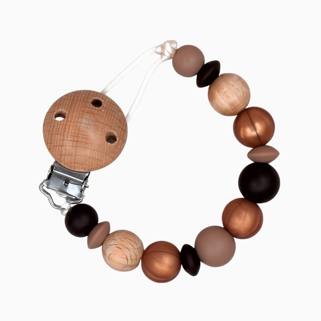 Speenkoord zonder naam roest en bruin van Studio Bambacht