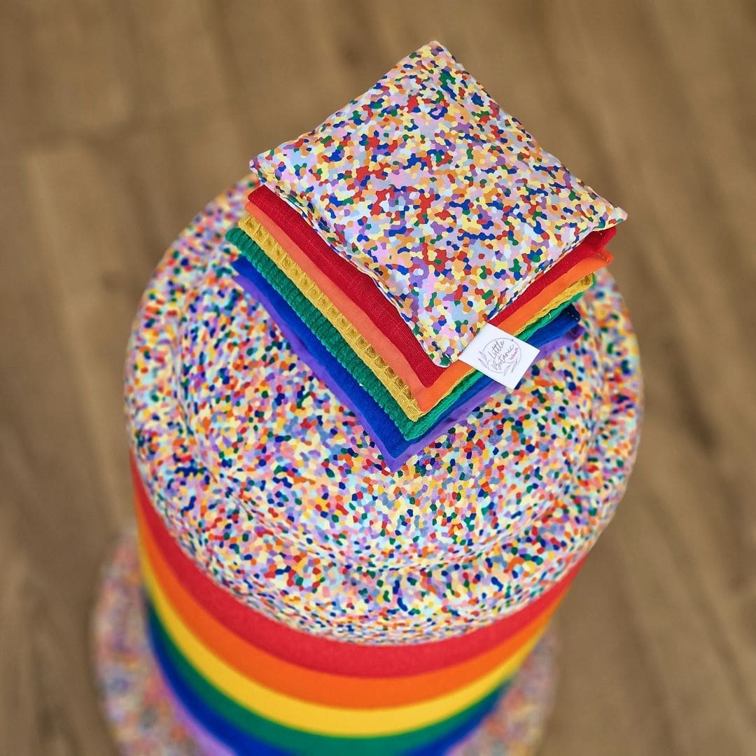 Stapelstein aanbieding voordeelbundel super confetti regenboog