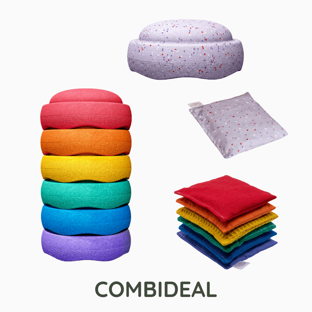 Stapelstein actie voordeelbundel winter special violet regenboog