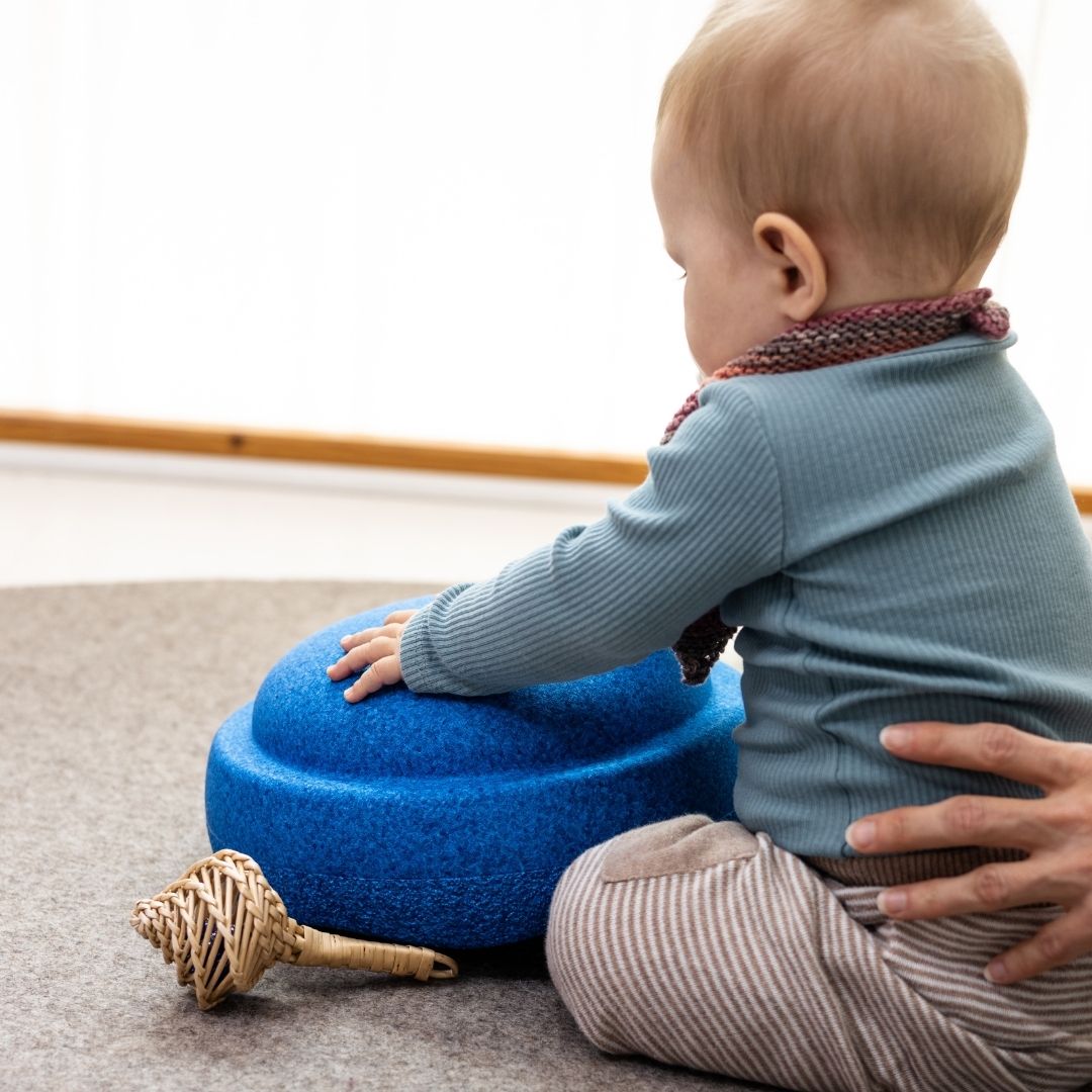 Stapelstein steen blauw