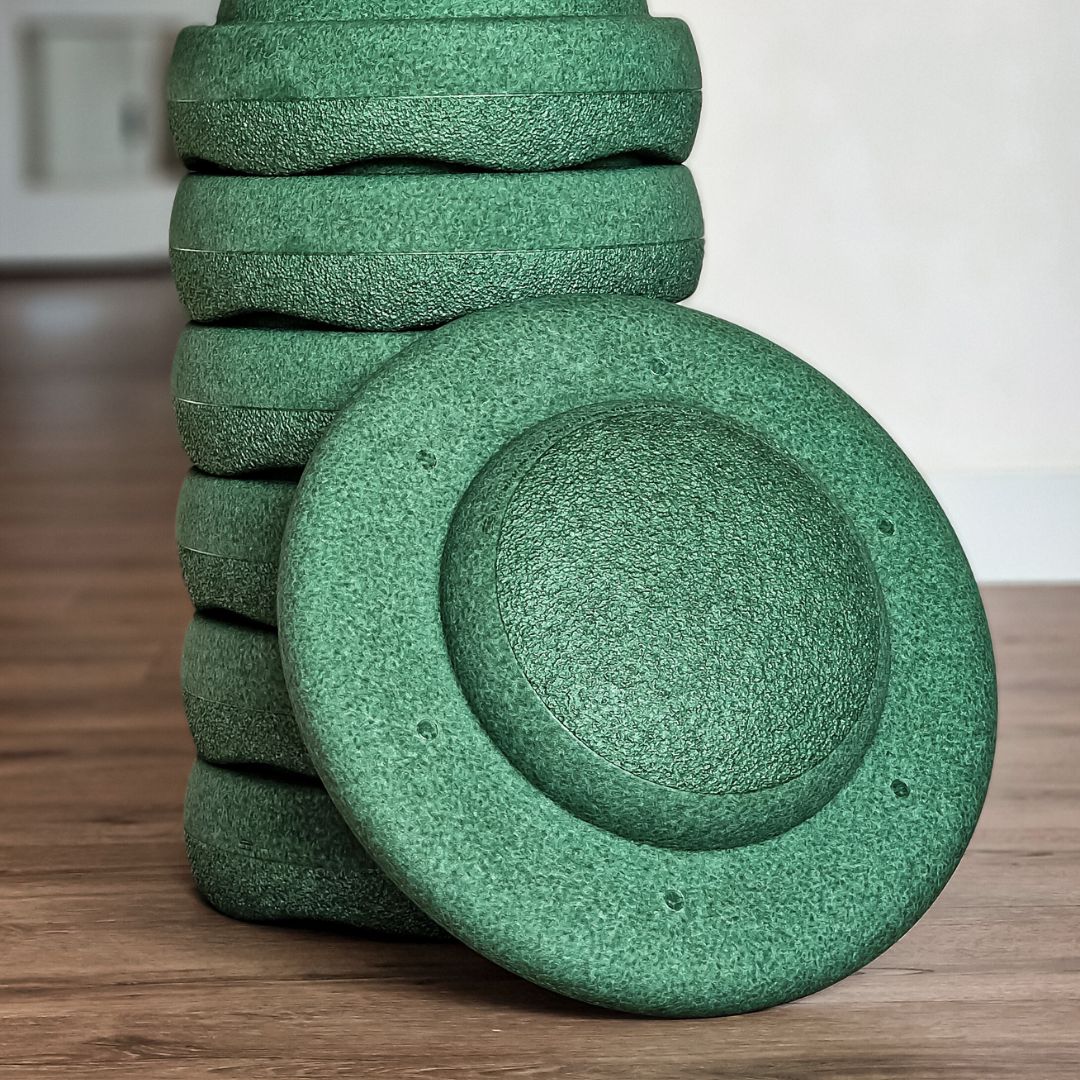 Stapelstein Dark green stapelstenen met balansbord