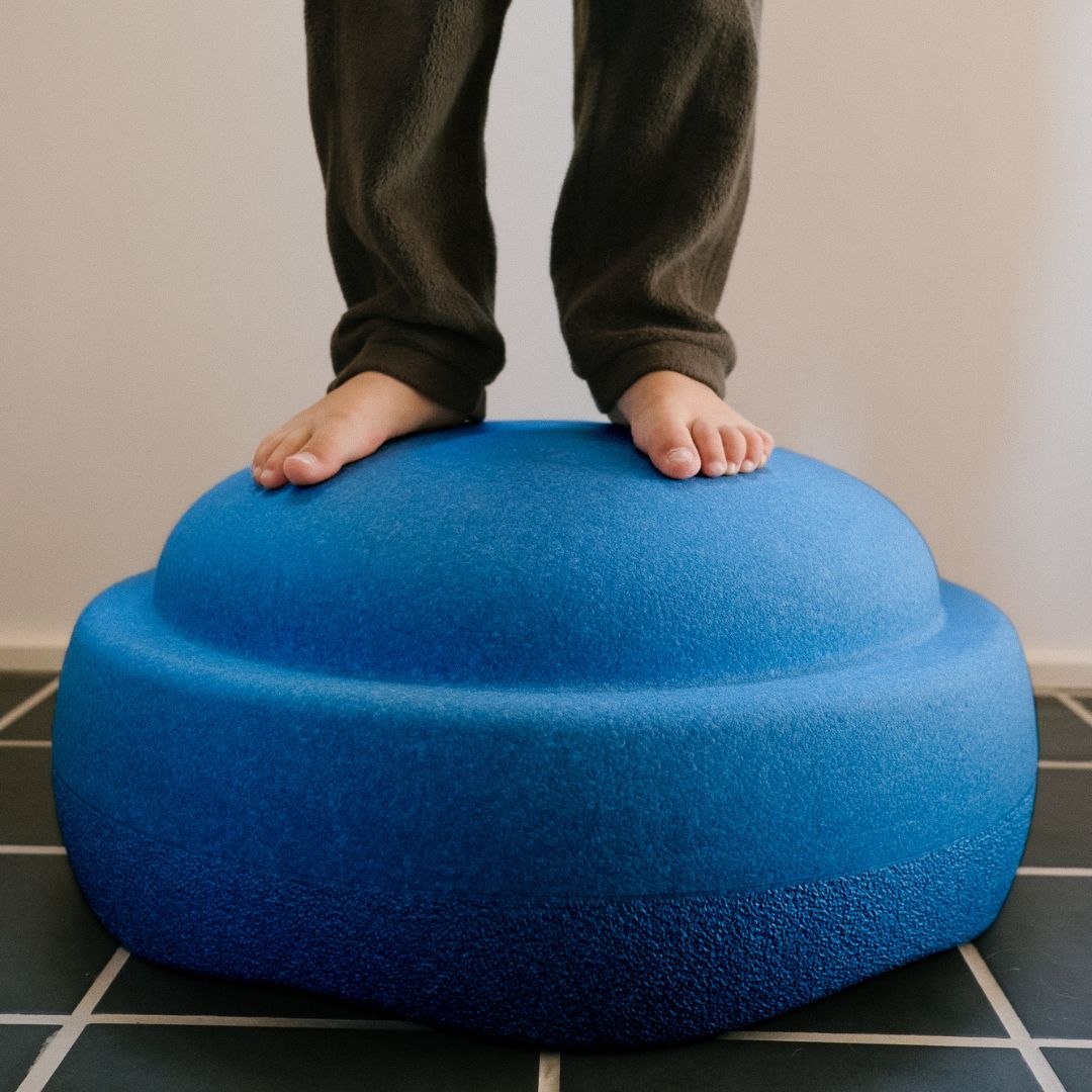 stapelstein steen grow in de kleur blauw