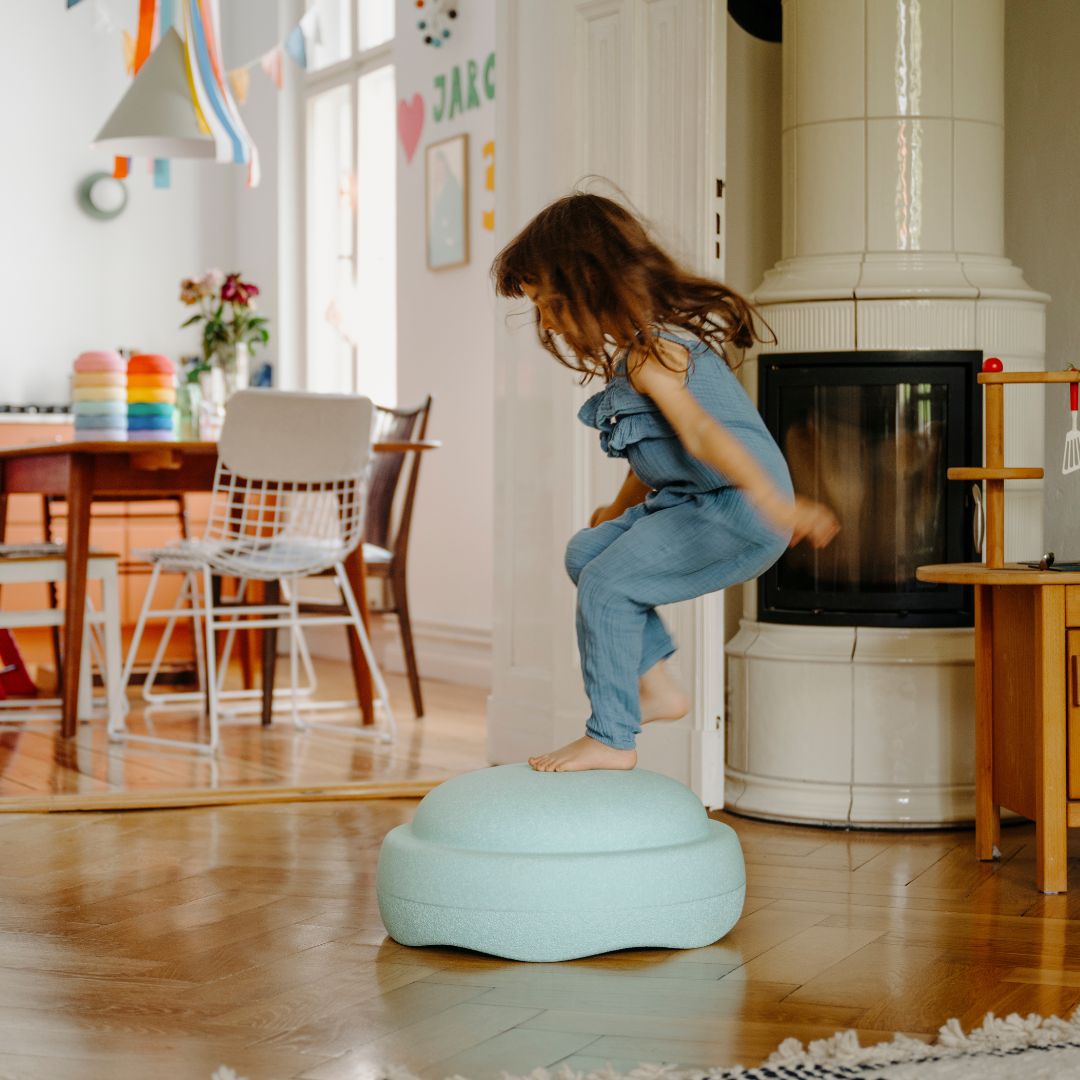 Stapelstein steen grow mintgroen