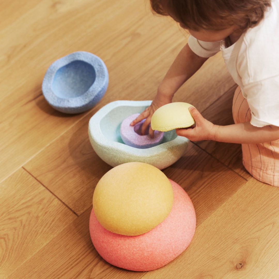 Stapelstein Inside Pastel stapstenen set van 6