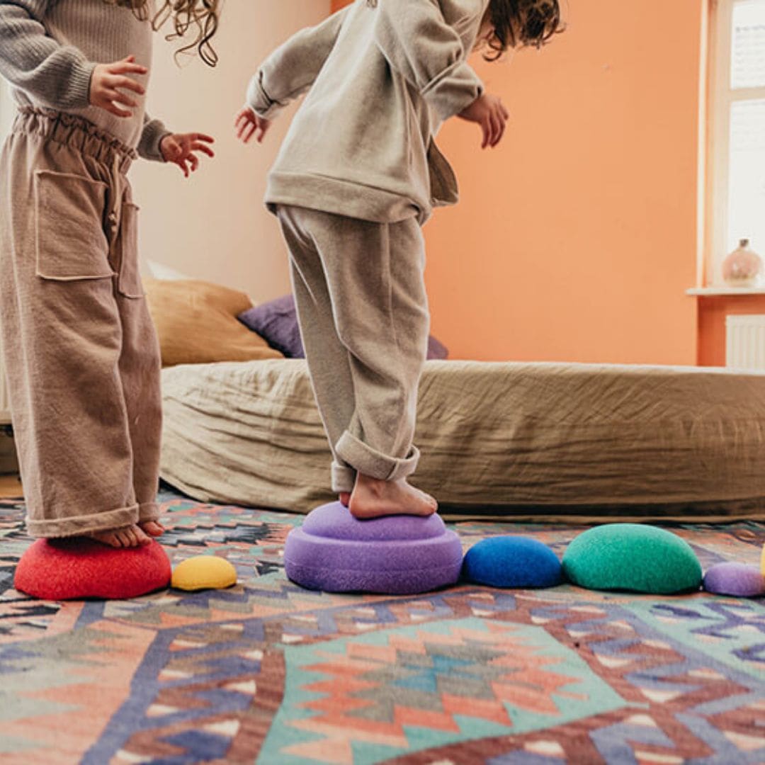 Stapelstein inside rainbow regenboog stapstenen 6 stuks