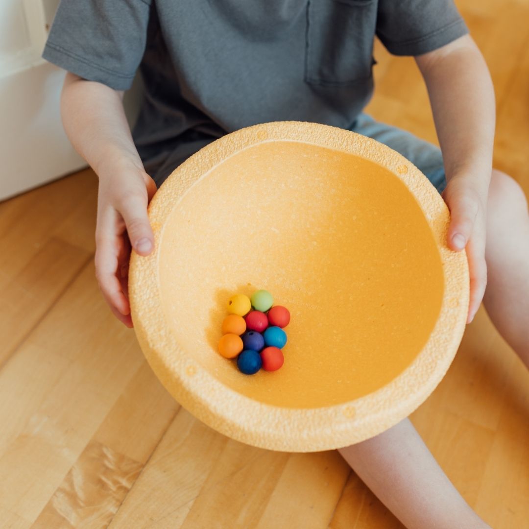 Stapelstein stapsteen licht oranje