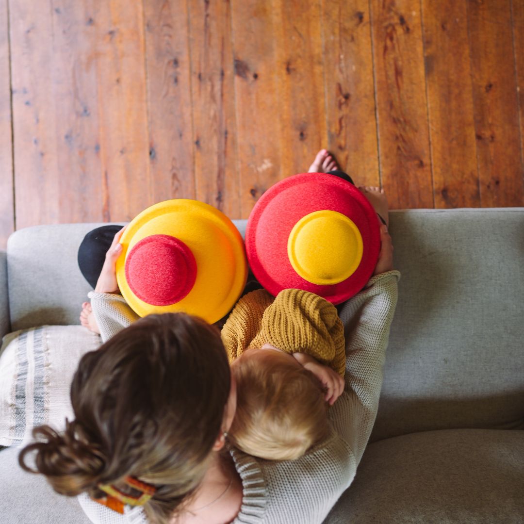 Stapelstein mini stapstenen set van 6 in regenboogkleuren