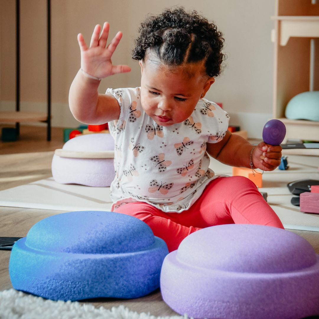 Stapelstein steen blauw