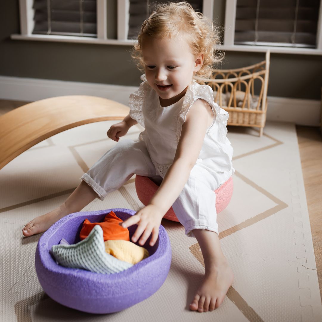 Stapelsteen stapsteen violet paars