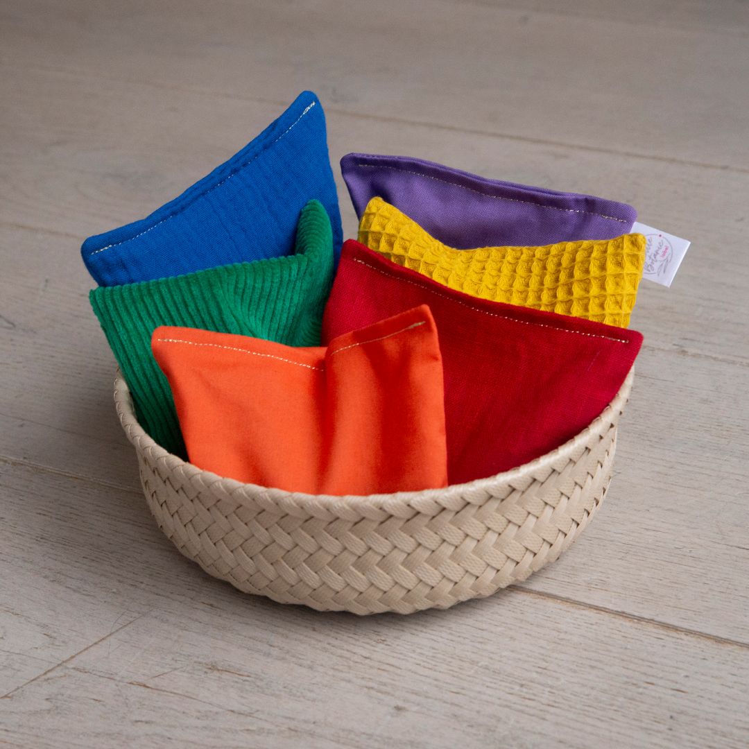 Little Botanic Label pittenzakjes regenboog passend bij Stapelstein regenboog