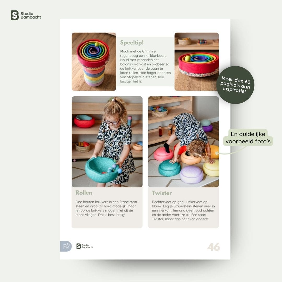 Stapelstein spelideeën speelgids van Studio Bambacht